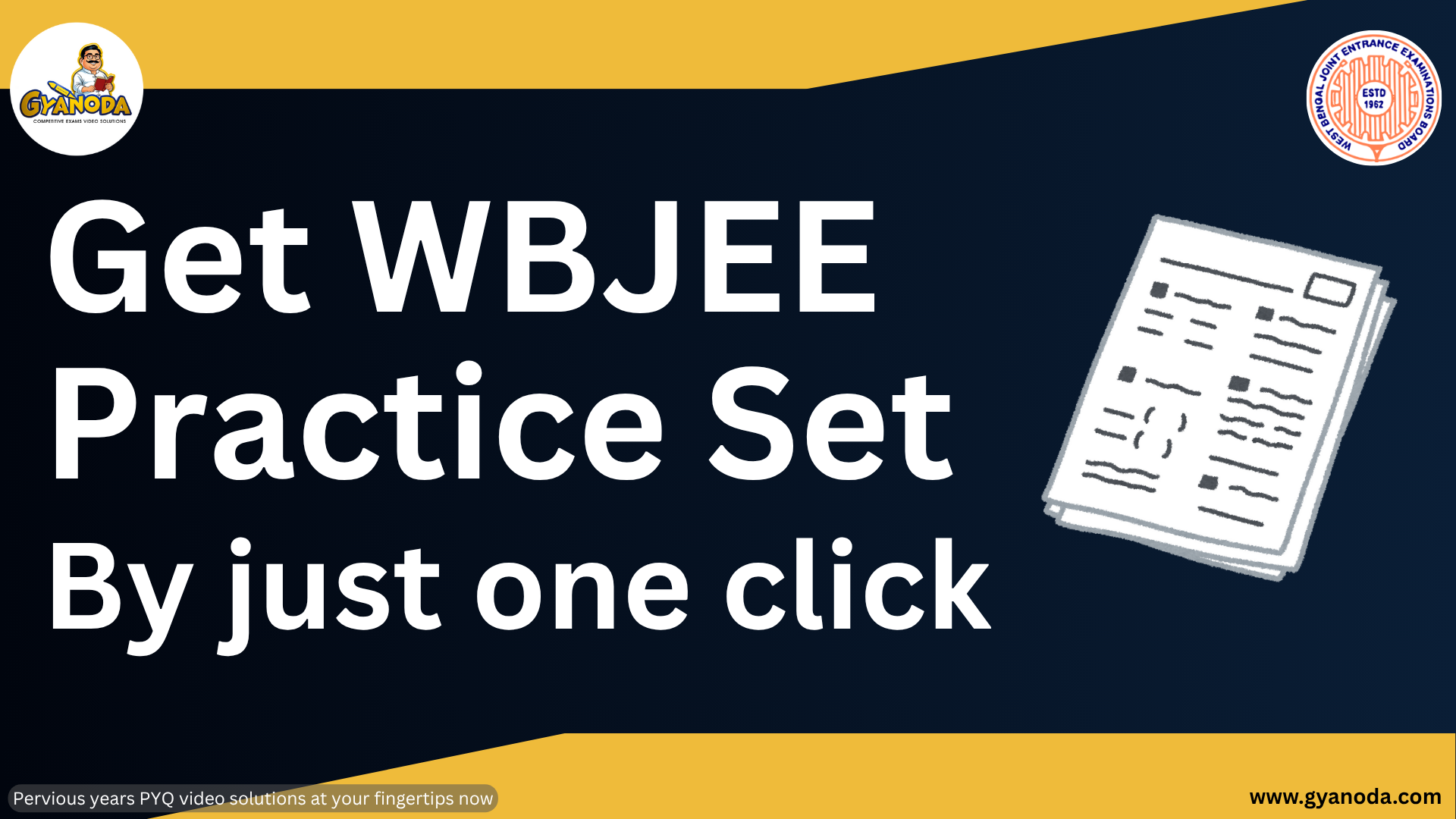 WBJEE Exam Pattern Banner
