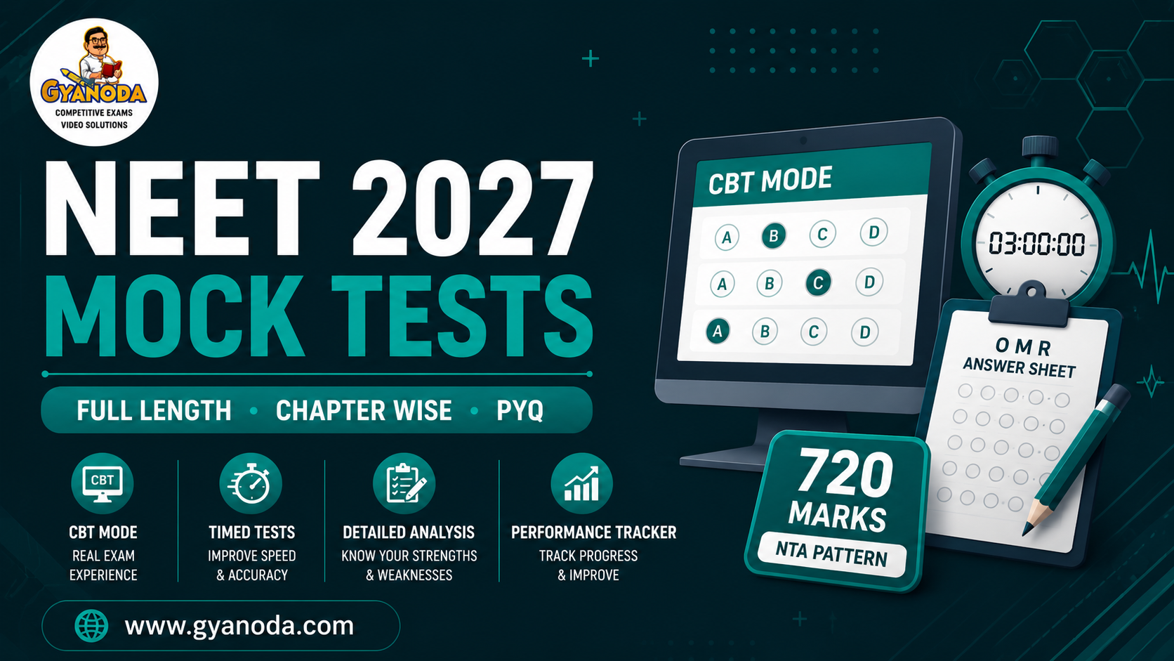 NEET 2027 Mock Test — NTA Pattern CBT Practice