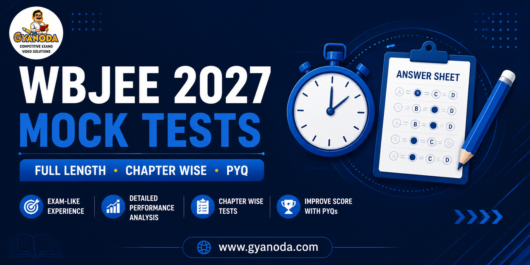 WBJEE 2027 Mock Test — Full Length Practice Papers