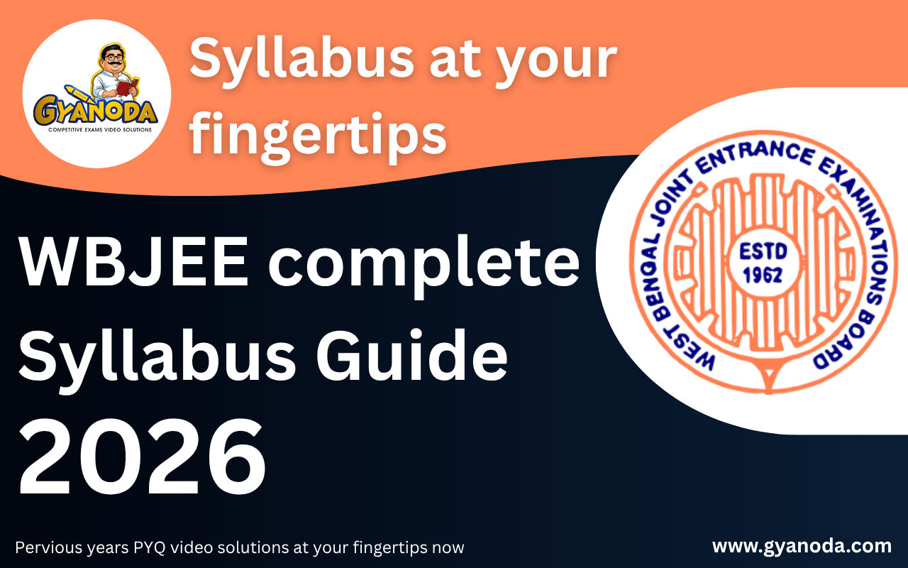 WBJEE syllabus 2026 subject wise